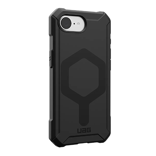UAG Essential Armor MagSafe iPhone 16E (6.1") Rugged Case - Black (114496114040), 15ft. Drop Protection, Slim, Sleek,Built - in Magnet - GR Phones
