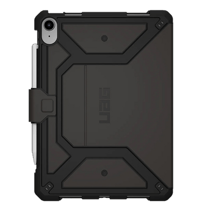 UAG Metropolis SE Apple iPad 11th (A16) / 10th Gen Folio Rugged Case - Black (12339X114040), DROP+ Military Standard, Adjustable Stand - GR Phones