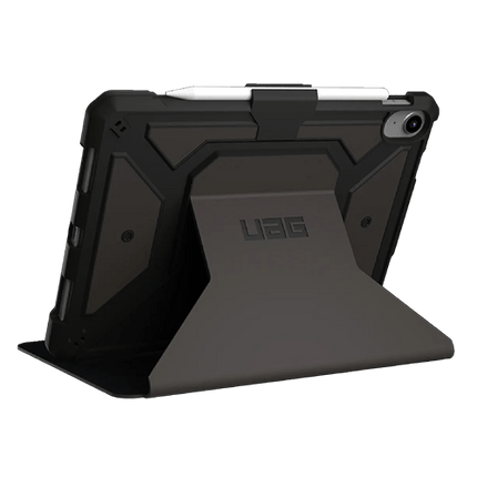 UAG Metropolis SE Apple iPad 11th (A16) / 10th Gen Folio Rugged Case - Black (12339X114040), DROP+ Military Standard, Adjustable Stand - GR Phones