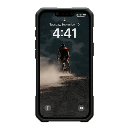 UAG Monarch Pro iPhone 16E (6.1") Rugged Case - Titanium (114497113636), 25ft. Drop Protection,5X Military Drop - Test,Built - in Magnet - GR Phones