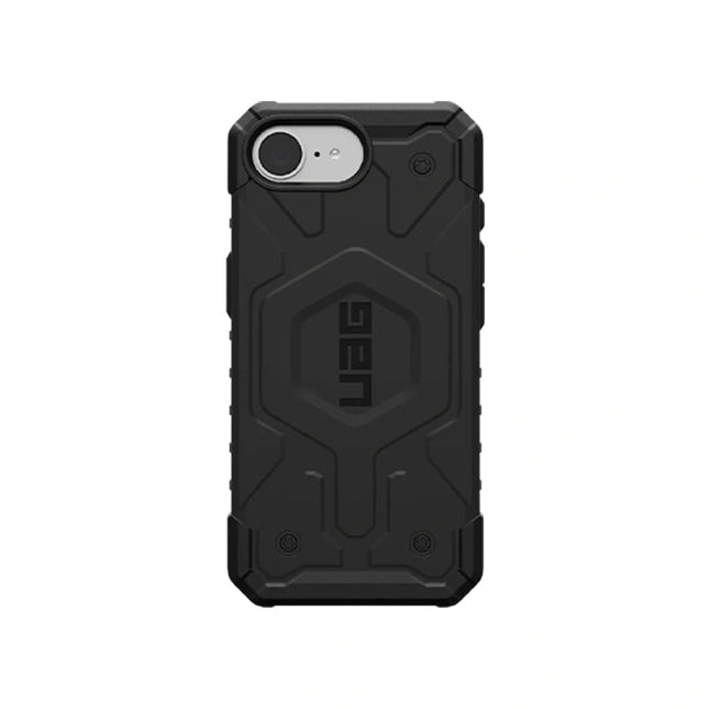 UAG Pathfinder MagSafe iPhone 16E (16.1") Rugged Case - Black (114499114040), 18ft Drop Protection (5.4M), Raised Screen Surround - GR Phones