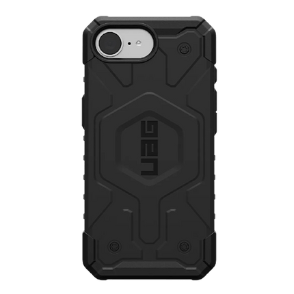 UAG Pathfinder MagSafe iPhone 16E (16.1") Rugged Case - Black (114499114040), 18ft Drop Protection (5.4M), Raised Screen Surround - GR Phones