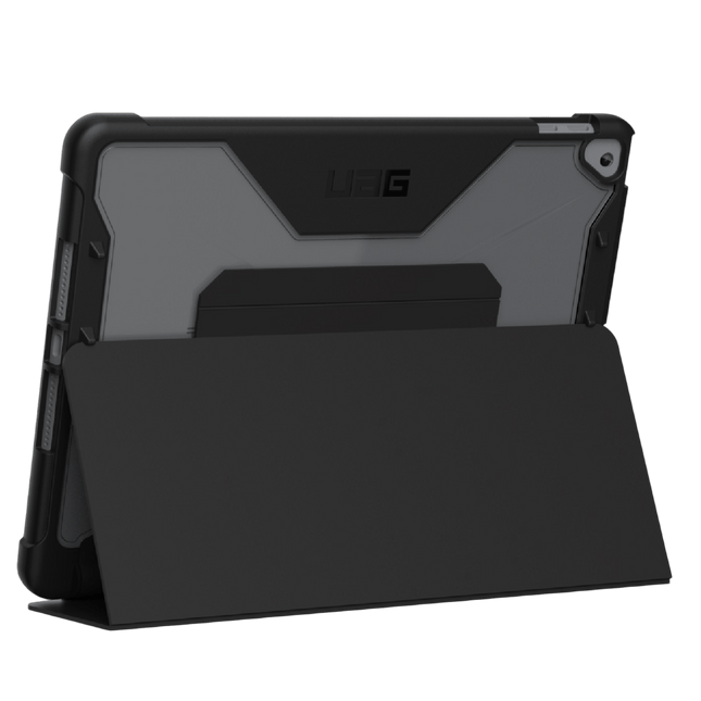 UAG Plyo Apple iPad (10.2") (9th/8th/7th Gen) Folio Rugged Case - Black/Ice (121912174043), DROP+ Military Standard - GR Phones