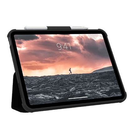 UAG Plyo Apple iPad 11th (A16) / 10th Gen Folio Rugged Case - Black/Ice (123392114043), DROP+ Military Standard, Raised Screen Surround - GR Phones