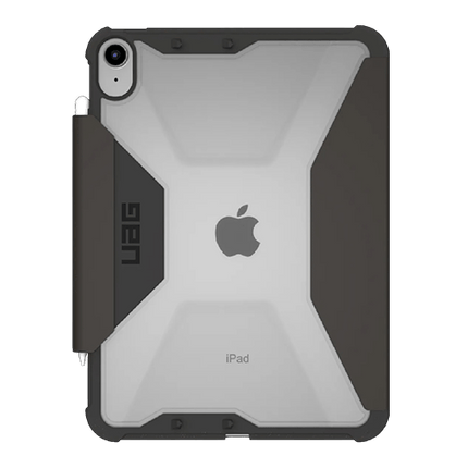 UAG Plyo Apple iPad 11th (A16) / 10th Gen Folio Rugged Case - Black/Ice (123392114043), DROP+ Military Standard, Raised Screen Surround - GR Phones