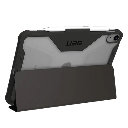 UAG Plyo Apple iPad 11th (A16) / 10th Gen Folio Rugged Case - Black/Ice (123392114043), DROP+ Military Standard, Raised Screen Surround - GR Phones