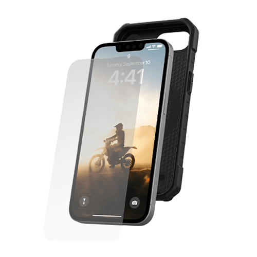 UAG Shield iPhone 16E (6.1") Tempered Glass Screen Protector - Clear (14437311NA), Antimicrobial, Scratch Resistant, Anti - Fingerprint - GR Phones