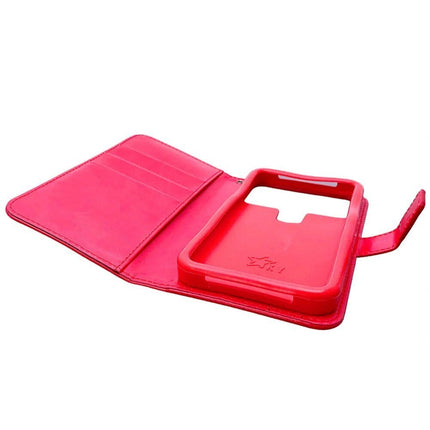 Universal Diary Wallet Leather Case Cover For Phone 5.5 - 6 Inch - Rose Gold - GR Phones