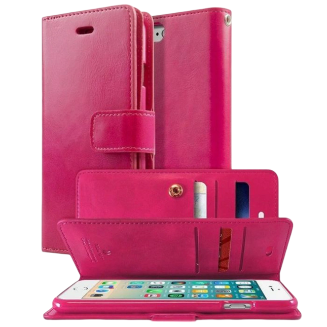 Goospery Mercury Mansoor Diary Wallet Leather Flip Case Cover For iPhone 13