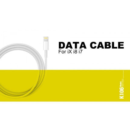 USB - A to Lightning Kingleen K106 Data Cable 2.1A Charging Cable - GR Phones