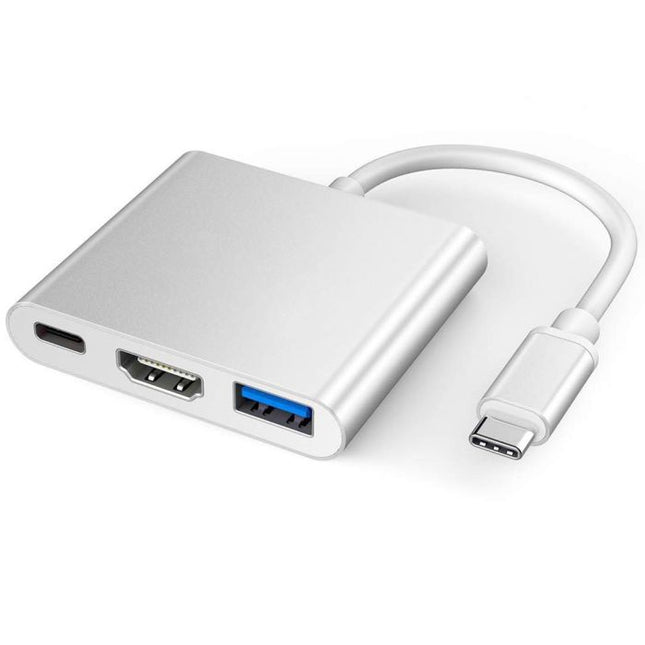 USB - C Digital AV Multiport Adapter USB3.0+HDMI+PD (HB14) - GR Phones